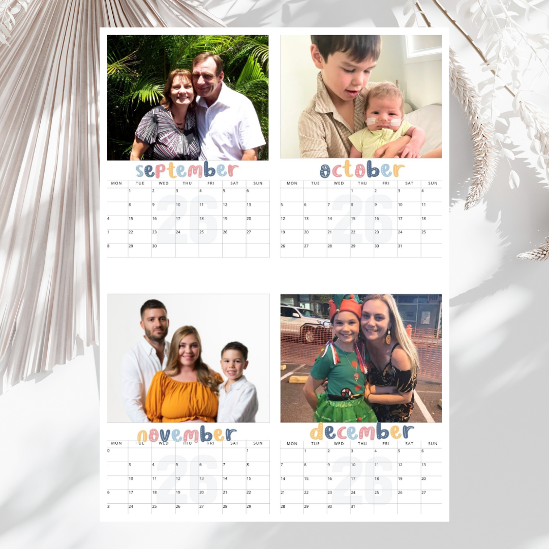 Custom Magnetic Photo Calendars