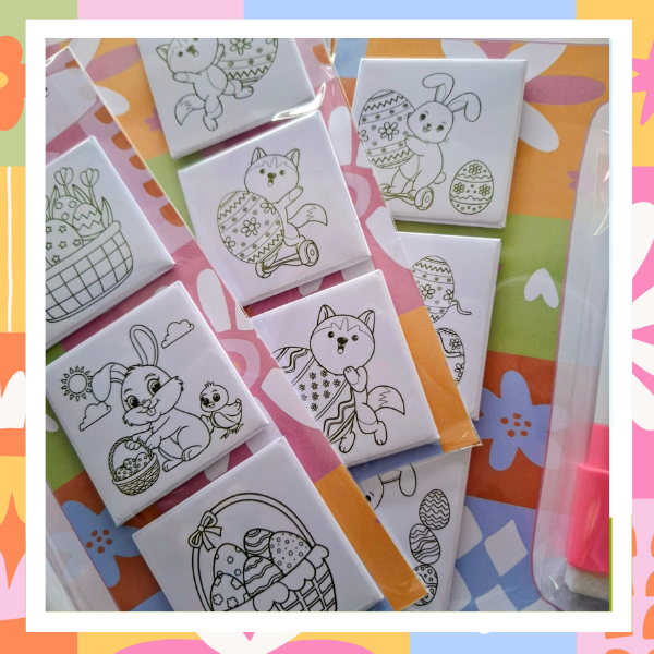 Magic Erase Colouring Magnets