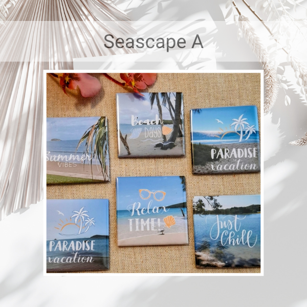Pre-made "Seascape A" Magnet Set