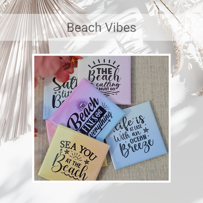 Pre-made "Beach Vibe" Magnet Set