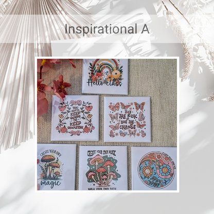 Pre-made "Inspirational A" Magnet Set