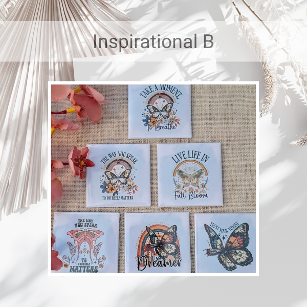 Pre-made "Inspirational B" Magnet Set
