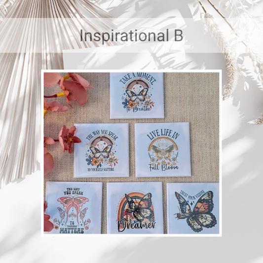 Pre-made "Inspirational B" Magnet Set