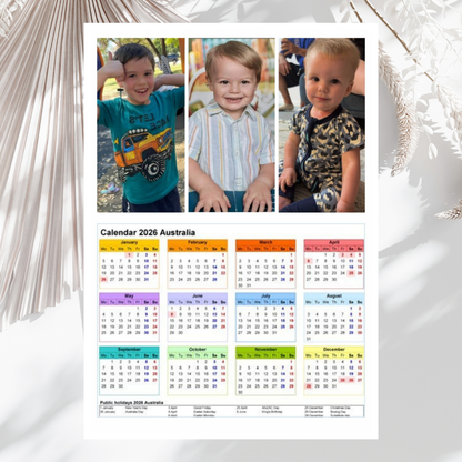 Custom Magnetic Photo Calendars