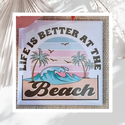 Pre-made "Beach Life" Magnet Set
