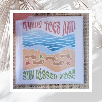 Pre-made "Beach Life" Magnet Set