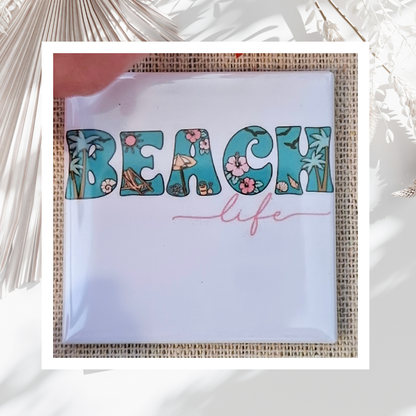 Pre-made "Beach Life" Magnet Set