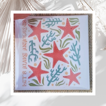 Pre-made "Beach Life" Magnet Set