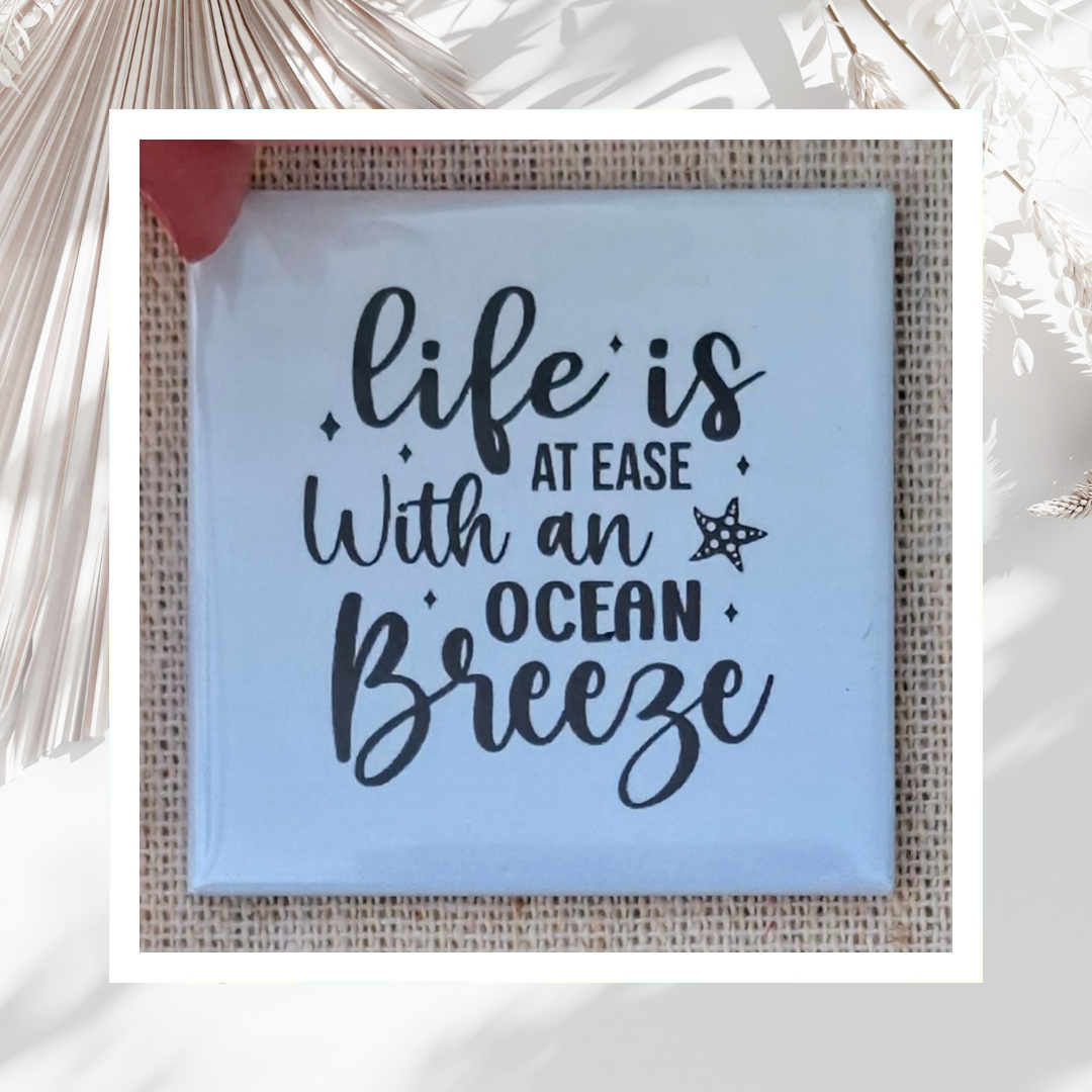 Pre-made "Beach Vibe" Magnet Set