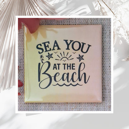 Pre-made "Beach Vibe" Magnet Set