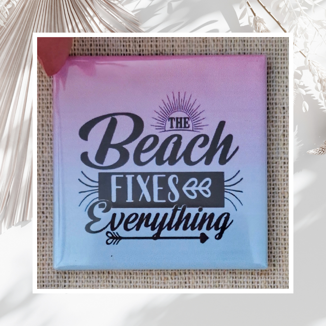 Pre-made "Beach Vibe" Magnet Set
