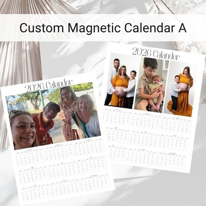 Custom Magnetic Photo Calander