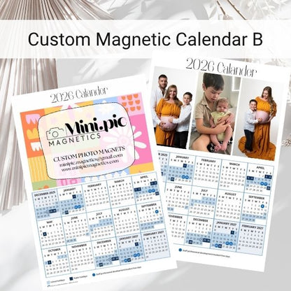 Custom Magnetic Photo Calander