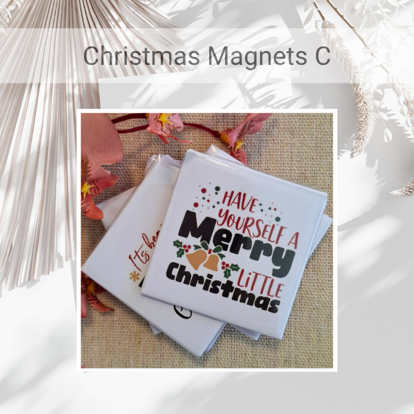 Pre-made "Christmas Magnets C" Set