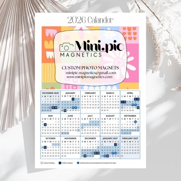 Custom Magnetic Photo Calander