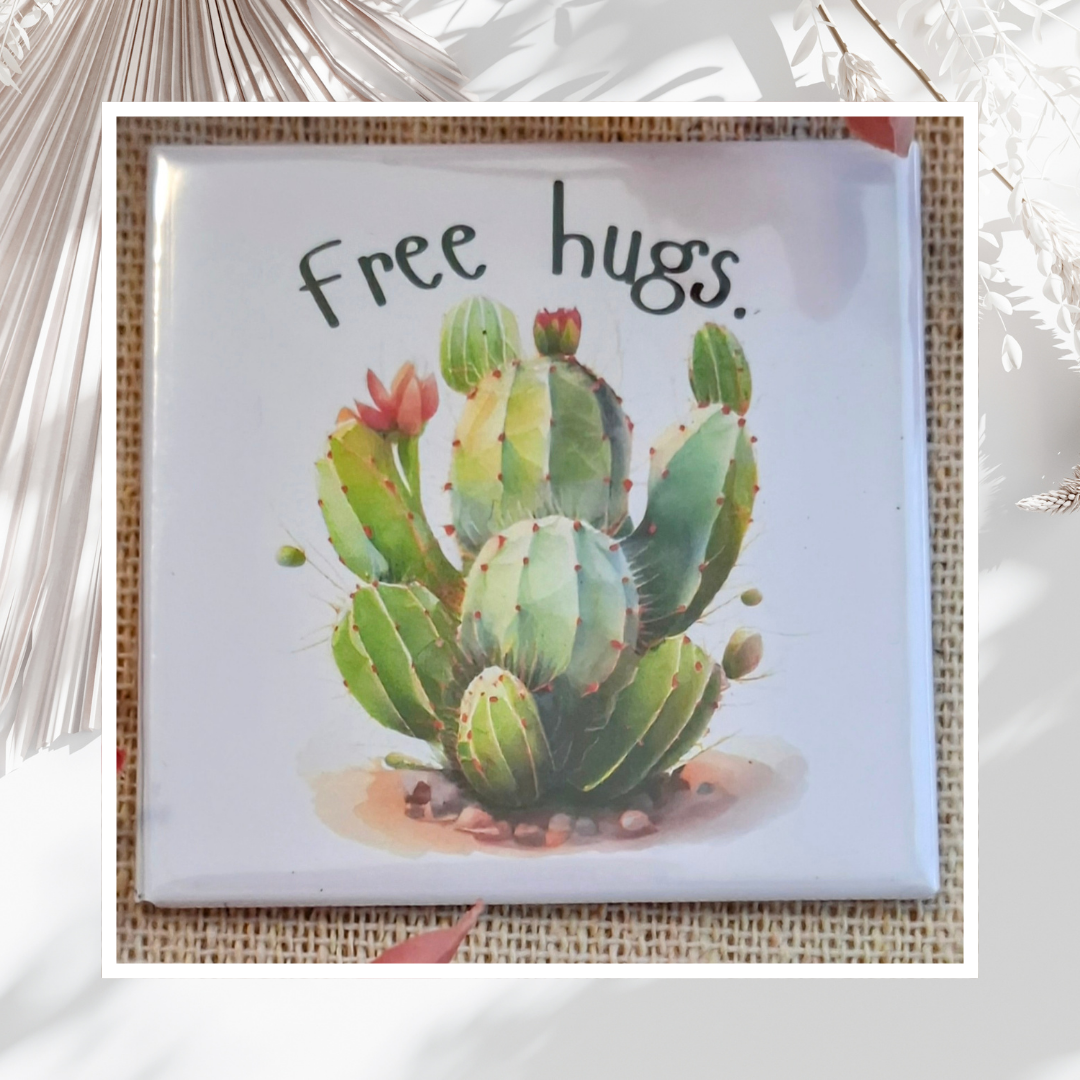 Pre-made "Cactus Quotes" Magnet Set