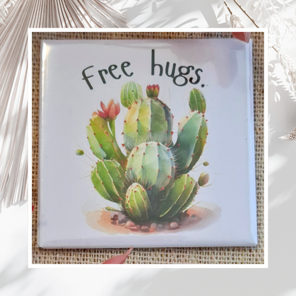 Pre-made "Cactus Quotes" Magnet Set