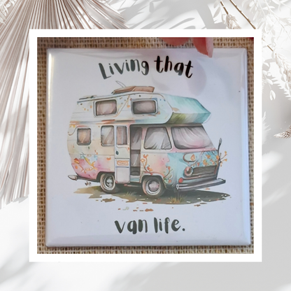 Pre-made "Caravan Life" Magnet Set