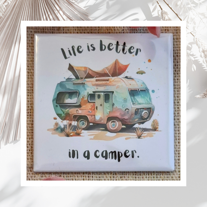 Pre-made "Caravan Life" Magnet Set