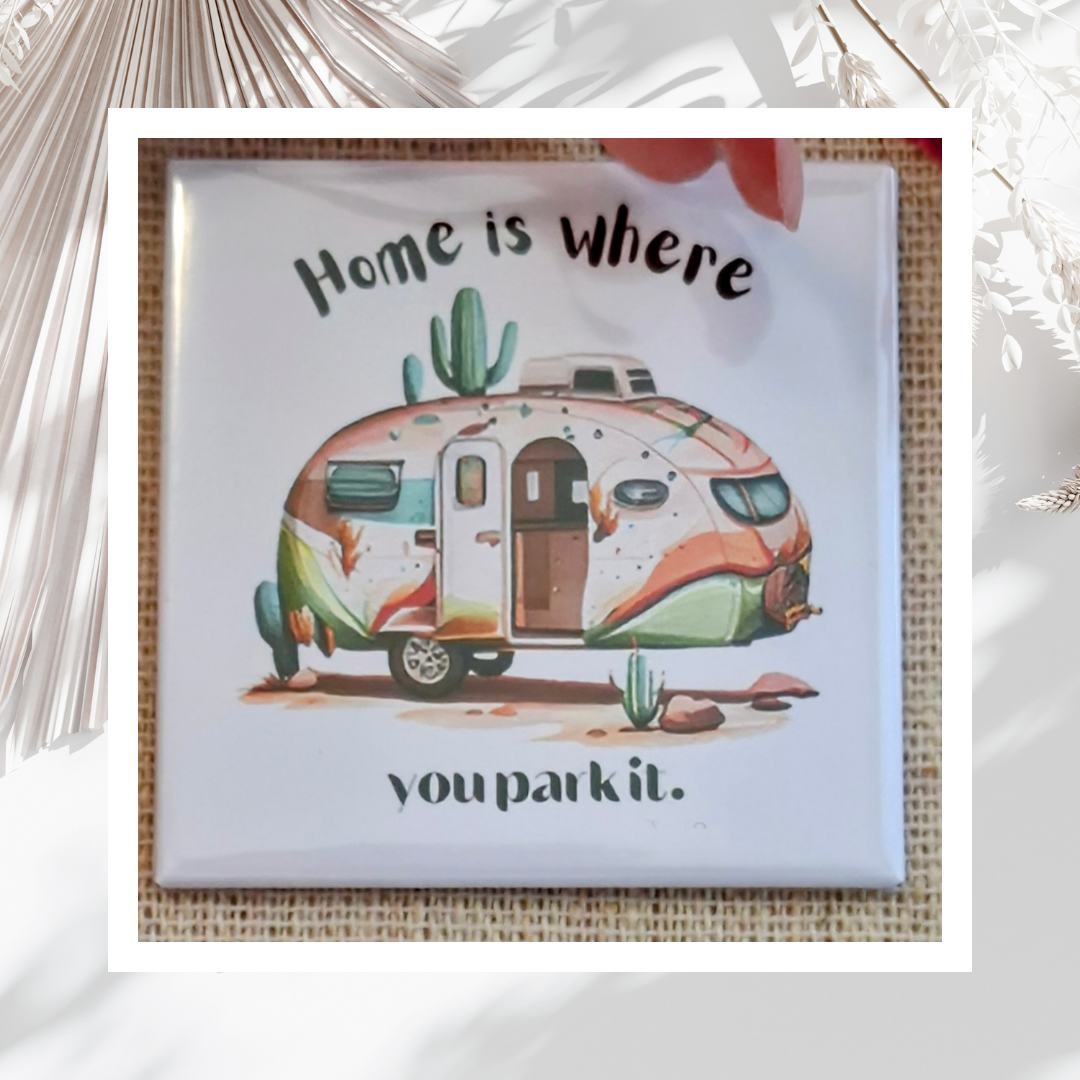 Pre-made "Caravan Life" Magnet Set