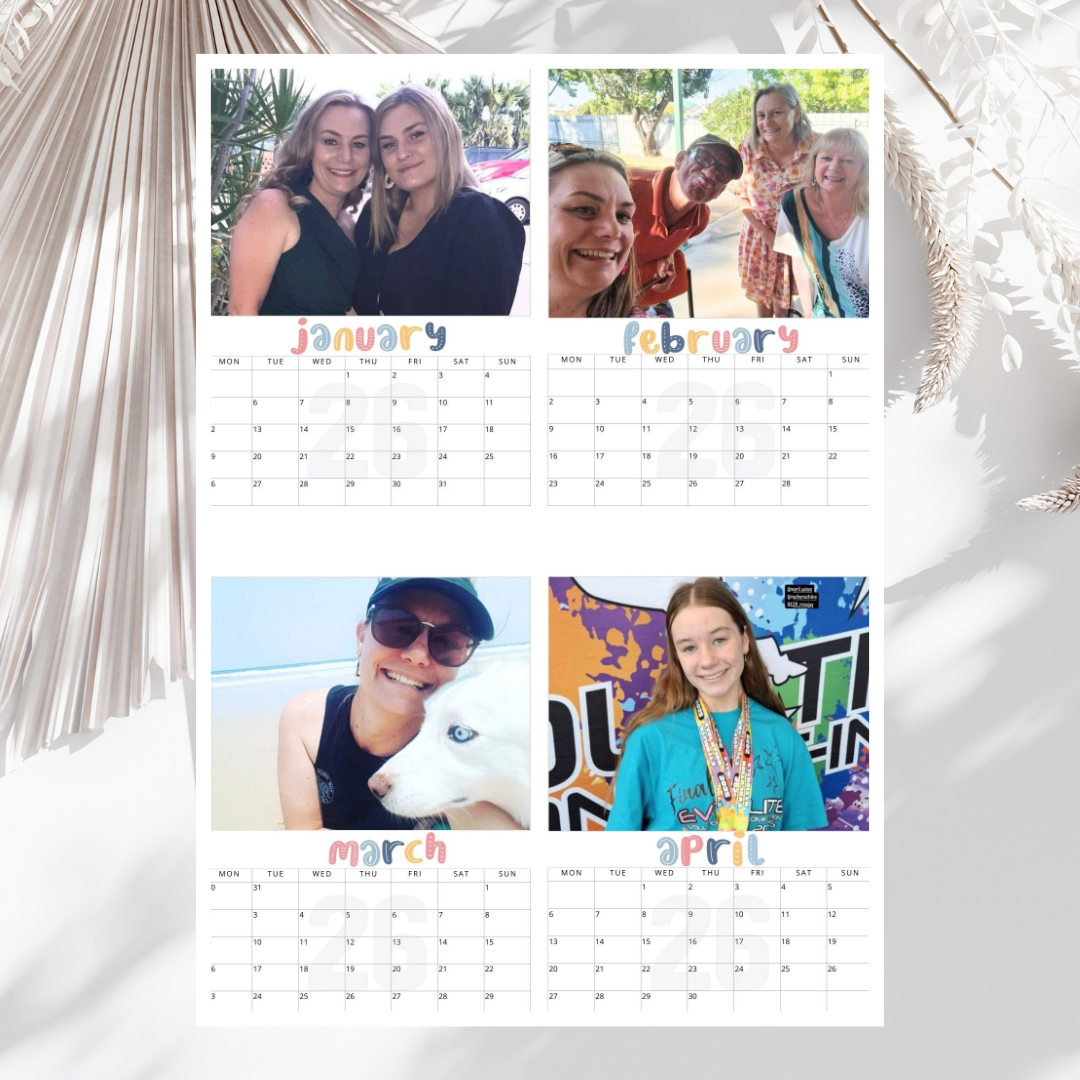 Custom Magnetic Photo Calendars