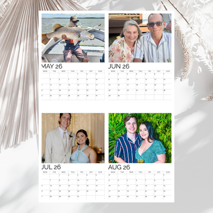Custom Magnetic Photo Calendars