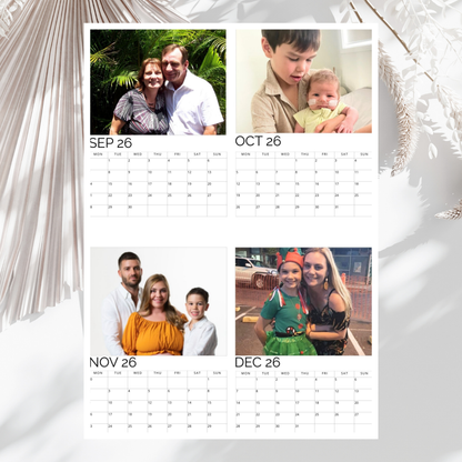 Custom Magnetic Photo Calendars