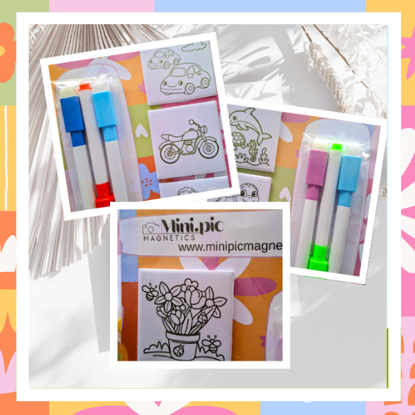 Magic Erase Colouring in Magnets