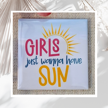 Pre-made "Fun in the Sun" Magnet Set