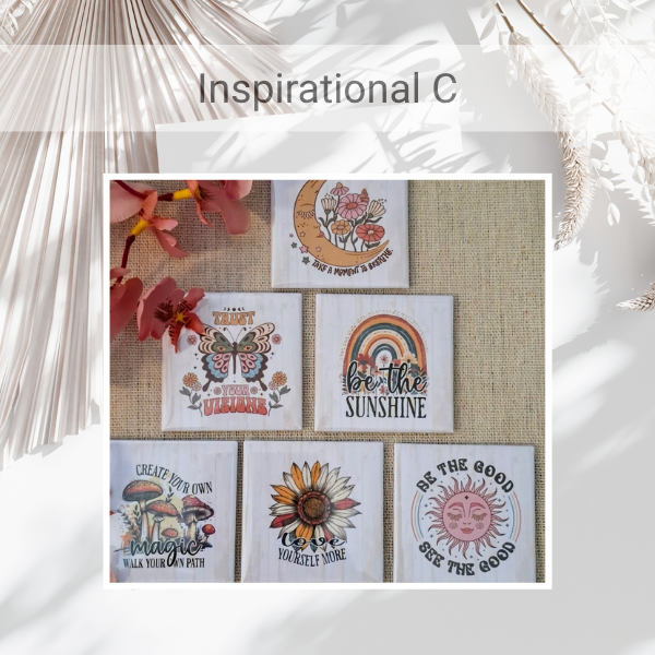 Pre-made "Inspirational C" Magnet Set