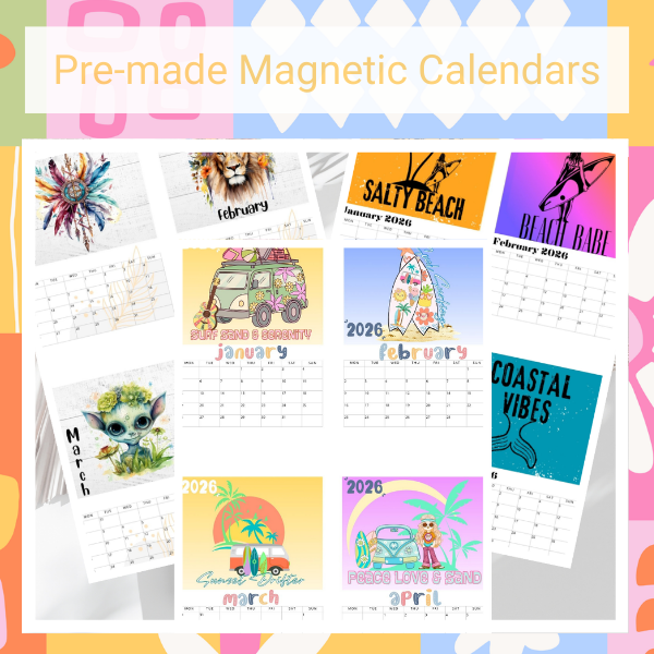Custom Magnetic Photo Calendars