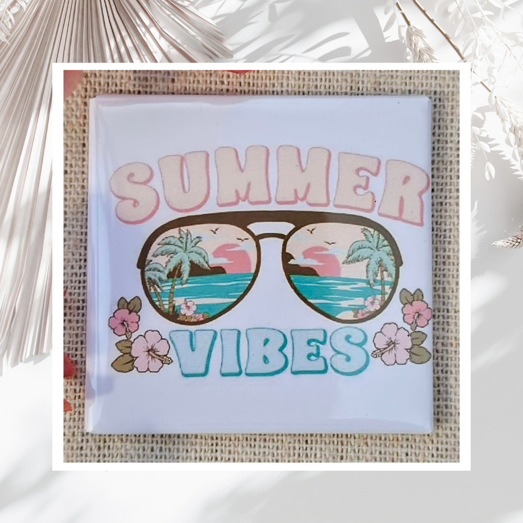 Pre-made "Summer Vibes" Magnet Set