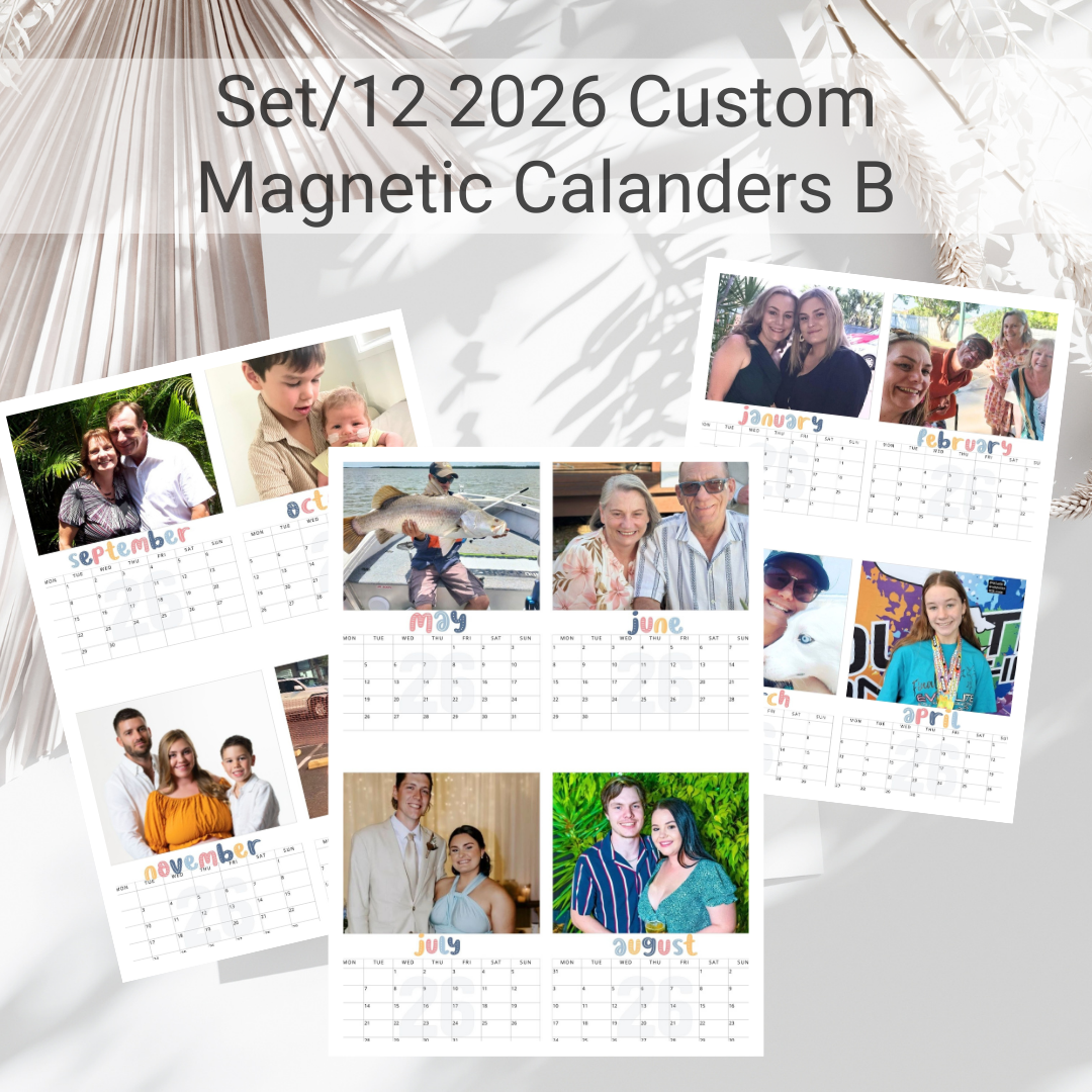 Custom Magnetic Photo Calendars
