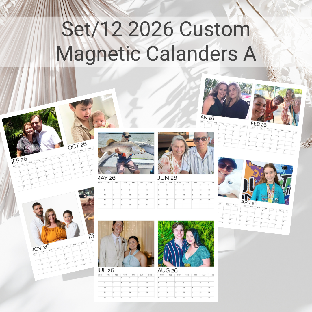 Custom Magnetic Photo Calendars