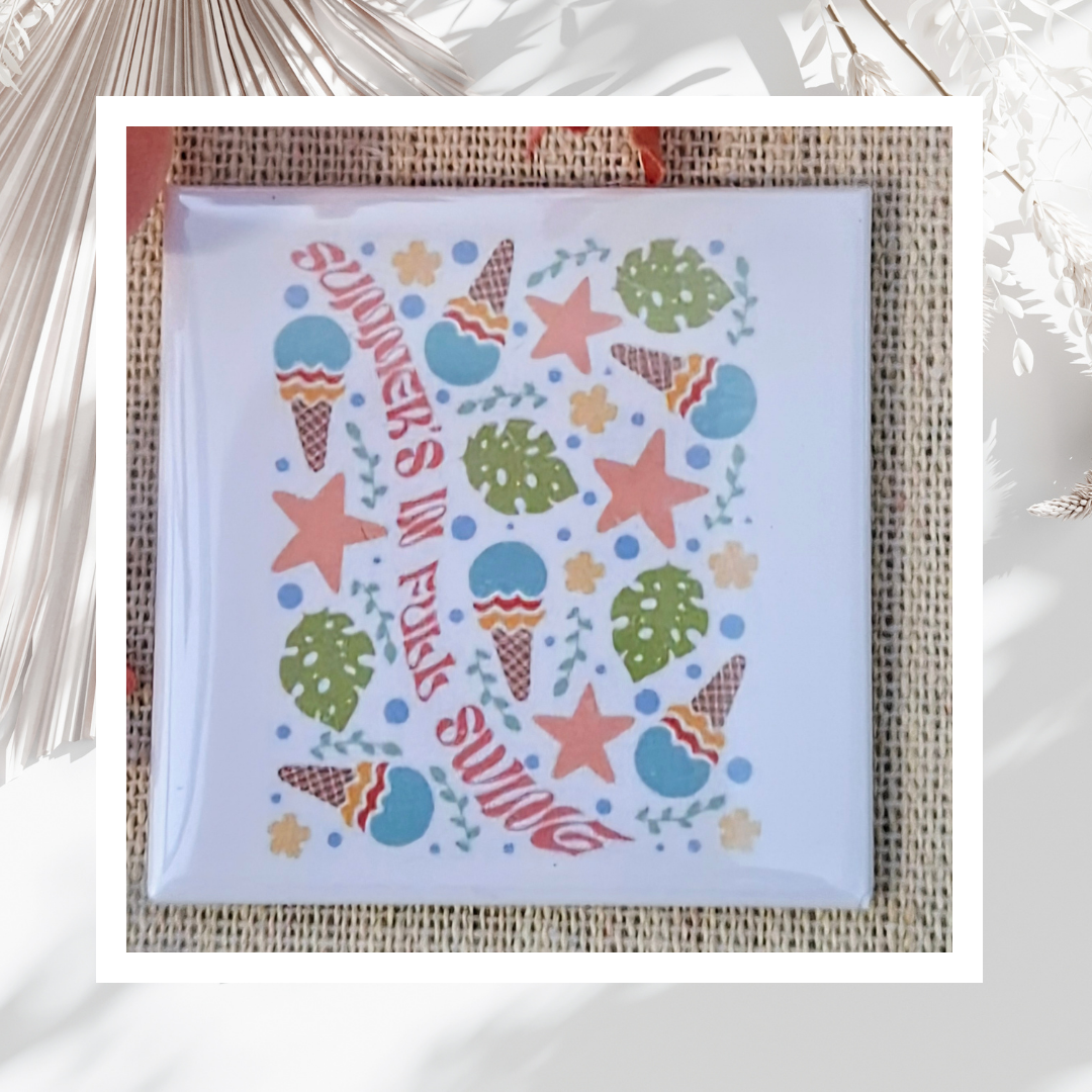 Pre-made "Tropical Days" Magnet Set