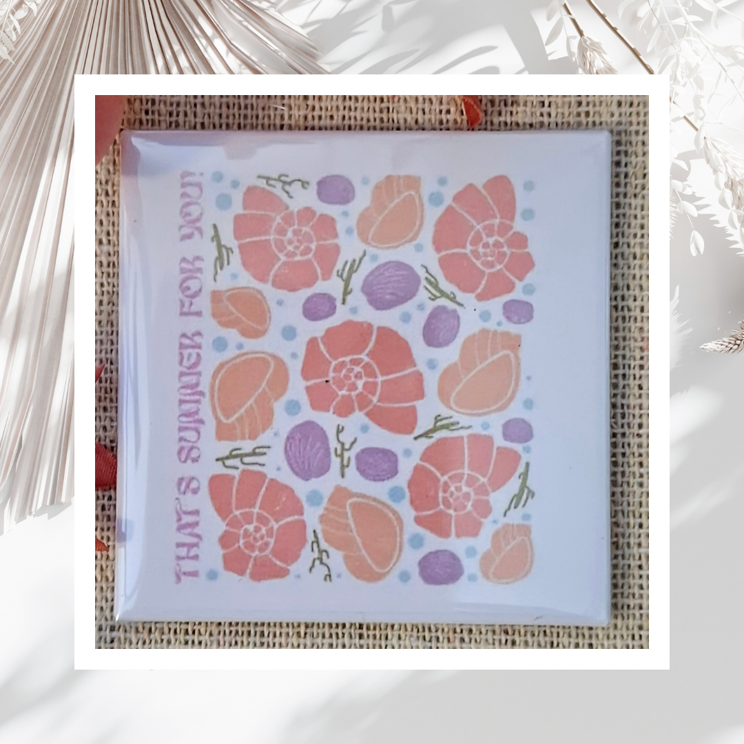 Pre-made "Tropical Days" Magnet Set