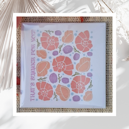 Pre-made "Tropical Days" Magnet Set