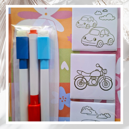 Magic Erase Colouring in Magnets