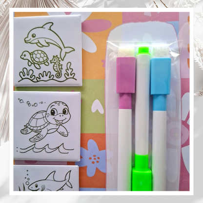 Magic Erase Colouring in Magnets